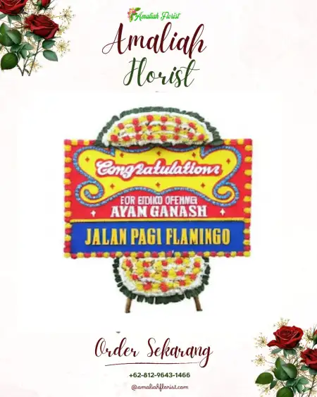 Sewa Papan Bunga Stasiun Depok Baru